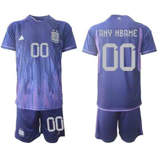 Men FIFA 2022 Argentina Soccer Jersey Customized